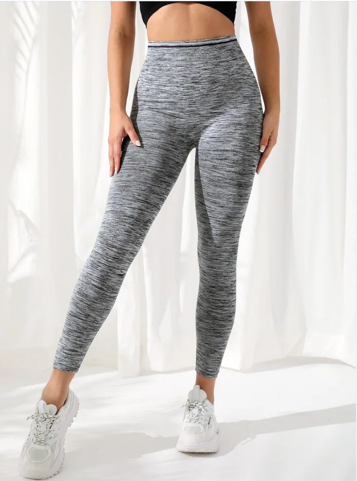 Leggings da yoga Pantaloni sportivi da allenamento Pantaloni da yoga senza cuciture Running Fitness Leggings da palestra Pantaloni per il sollevamento dell'anca