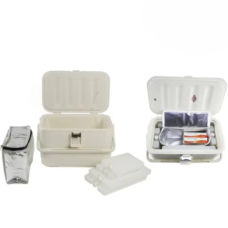 12L Portable Medical Insulin Vaccine Biological Transport Cooler Box - view 2
