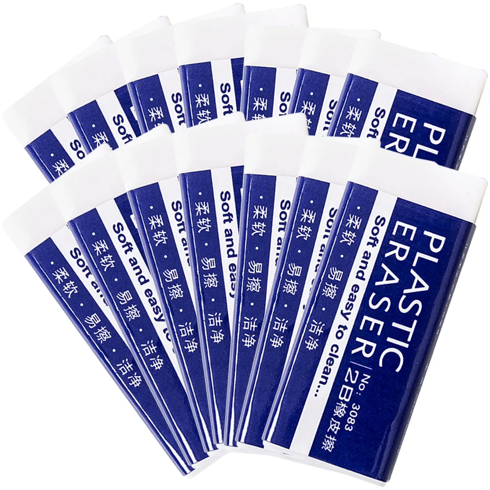 

30 Pcs Portable Exam Pencil Eraser Pupils Erasers Mini Plastic Rubbers Stationery
