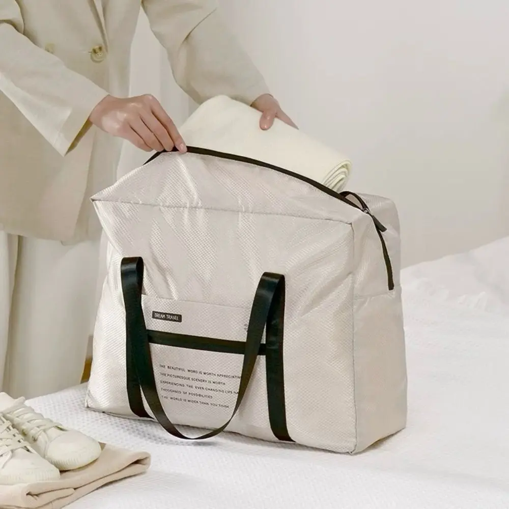 

Large Capacity Foldable Travel Bag Waterproof Lightweight Hand Luggage Bag Dry Wet Separation Convenient Clothes Storage Bag