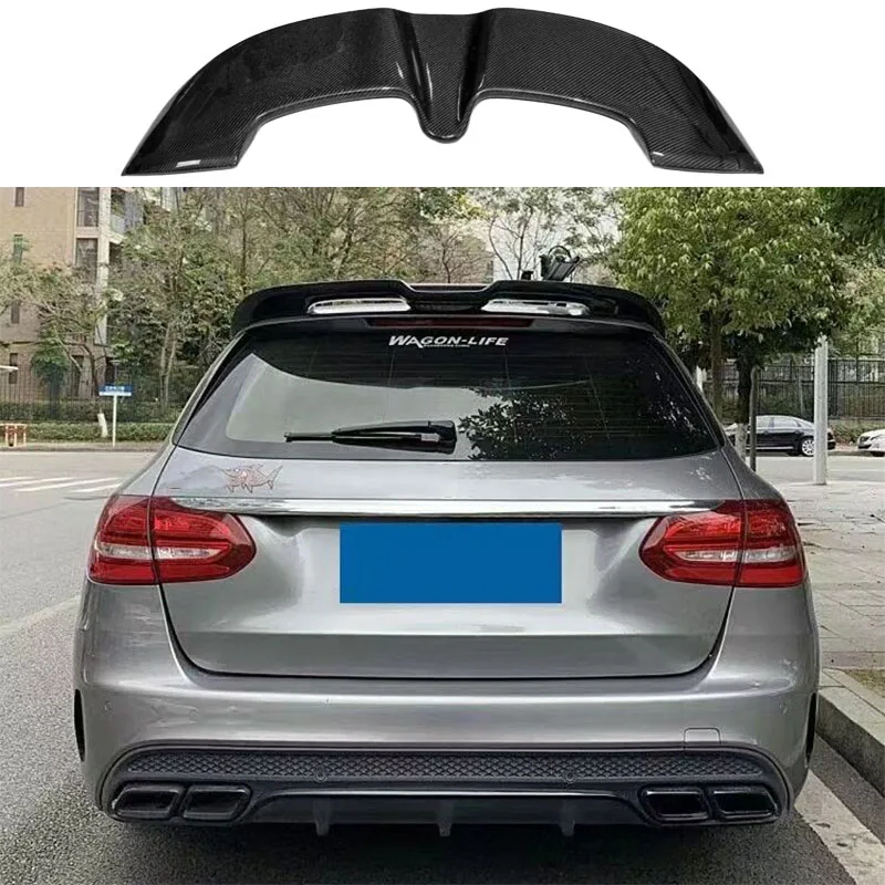

Carbon Spoiler For Benz C200 W205 Wagon C180 C260 Rear Windshield Wing C-class Trunk Accessories
