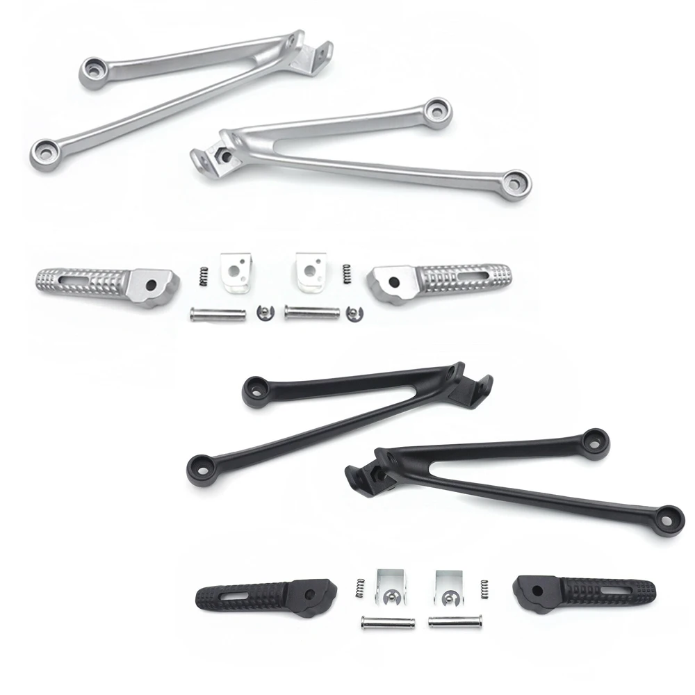 

Silver Black Aluminum Rear Passenger Foot Pegs Brackets For BMW 2010-2018 S1000RR