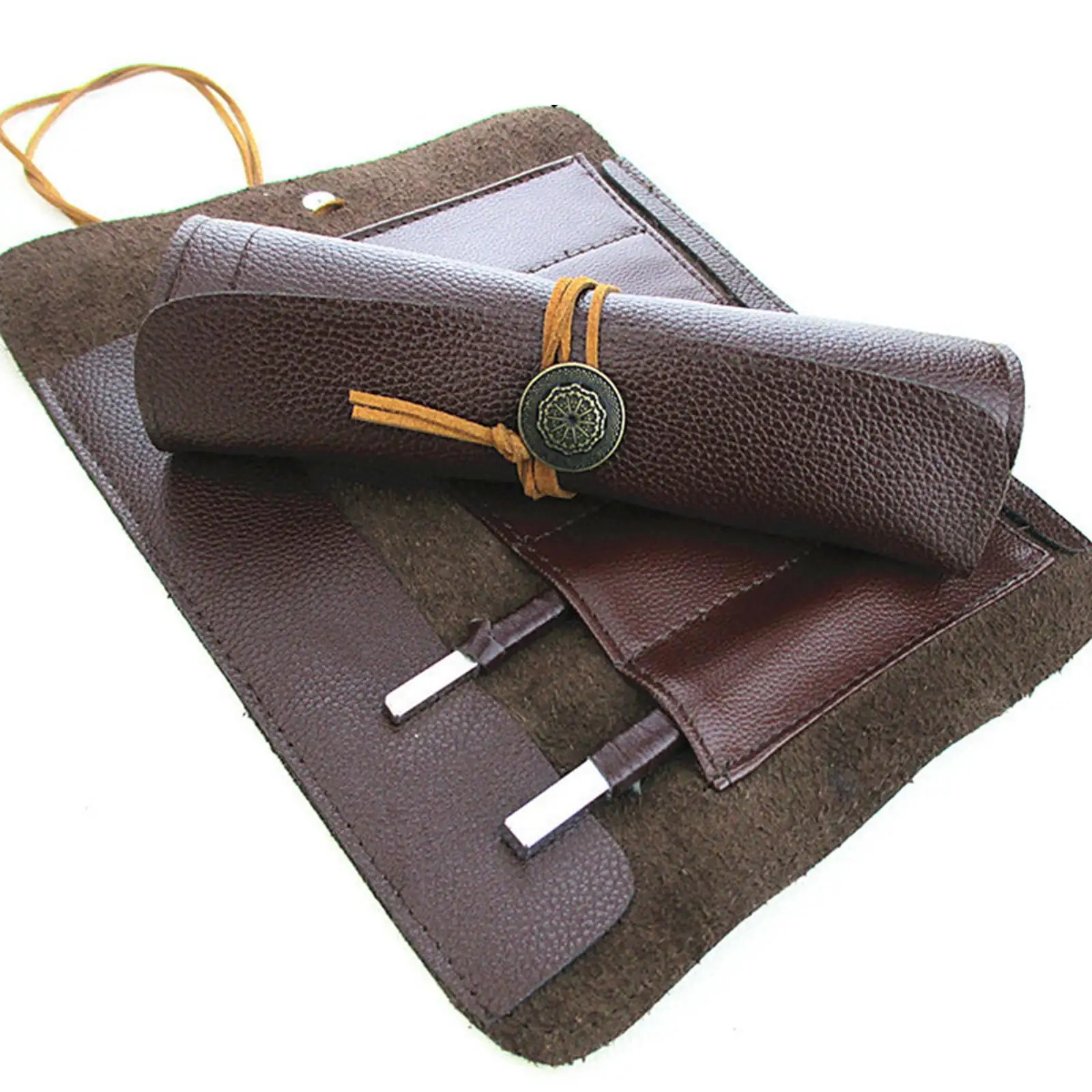 Multifunctional Knives Roll Up Bag Small Carving Pocket Knives Bag Seal Engraving Roll-Up Knife Cover  Roll Up Storage Bag