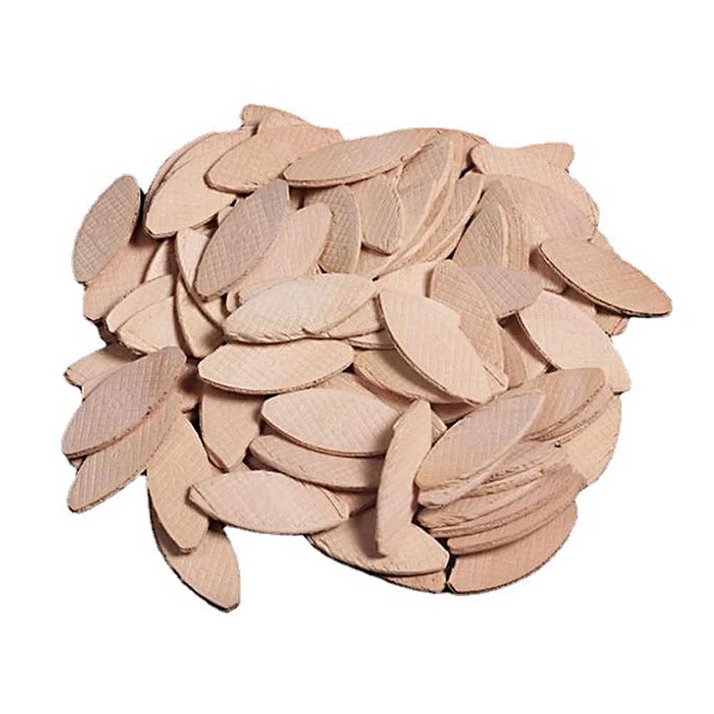 100pcs Wood Joining Biscuits No. 0#/10#/20# Carpentry DIY Tenon Biscuit Tenon Pieces for Wood Joining Woodworking Crafting