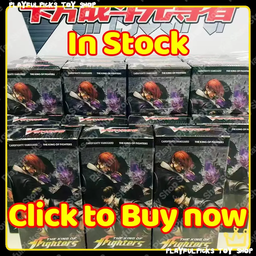 In Stock Official Cardfight!! Vanguard Simplified Chinese The King of Fighters Collaboration Booster Pack Trading Battle Cards