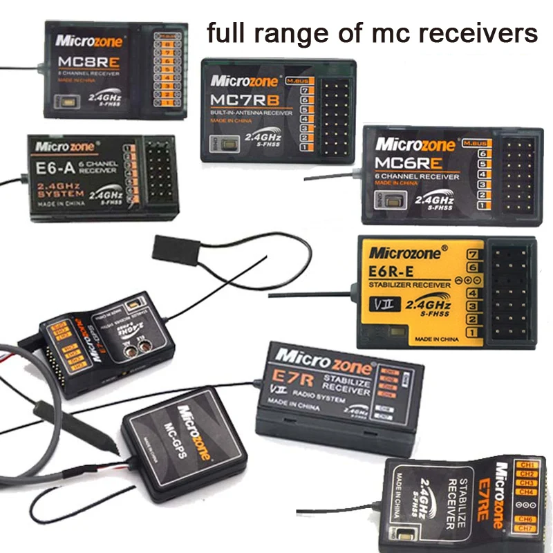 Microzone Mc6re Mc7rb Mc9002 Mini m-sbus odbiornik 6ch Mc8re 8ch nadaje się do Mc6c Mc8b nadajnik kontrolera Rc Uav