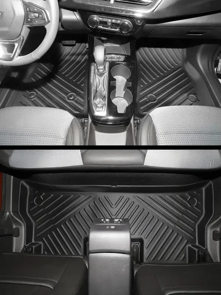 الحصير وسجادة أرضية لملحقات تشيفي تراكس لعام 2024 2025 جميع الأحوال الجوية بطانات أرضية TPE بطانة صندوق السيارة وسادة التمهيد الصف الأول والثاني المضادة للـ #4