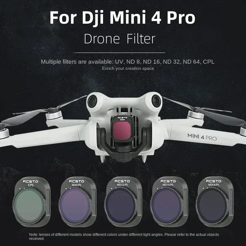 

Набор фильтров для объектива для DJI Mini 4 Pro Drone Camera HD набор регулируемых фильтров поляризатор UV CPL ND NDPL прозрачное стекло уменьшение экспозиции