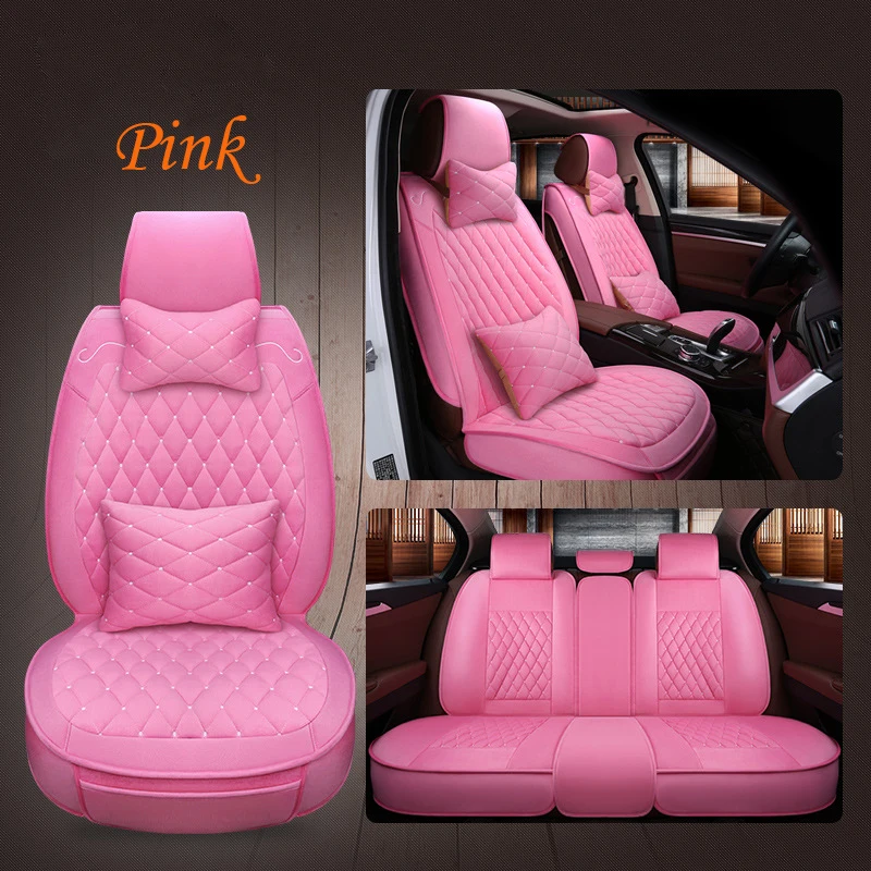 

High Quality Luxury 5D Lady Car Seat Cover Full Set Woman for Beautiful