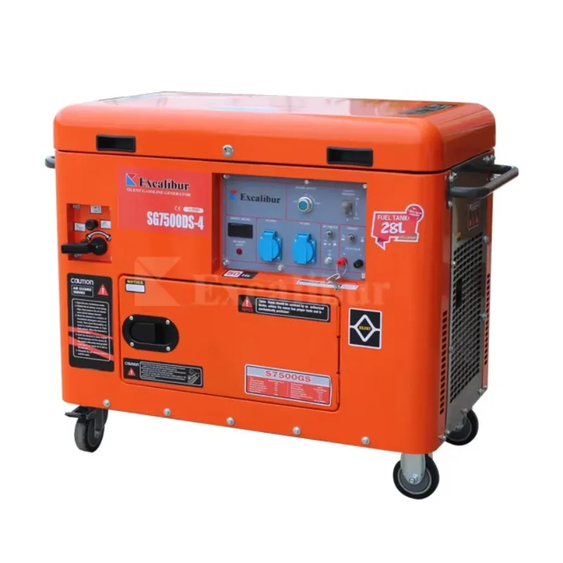 

Silent Type Low Loss AC Single Phase Portable Generator 7kw Ast3700 Astra Korea Electric Generator