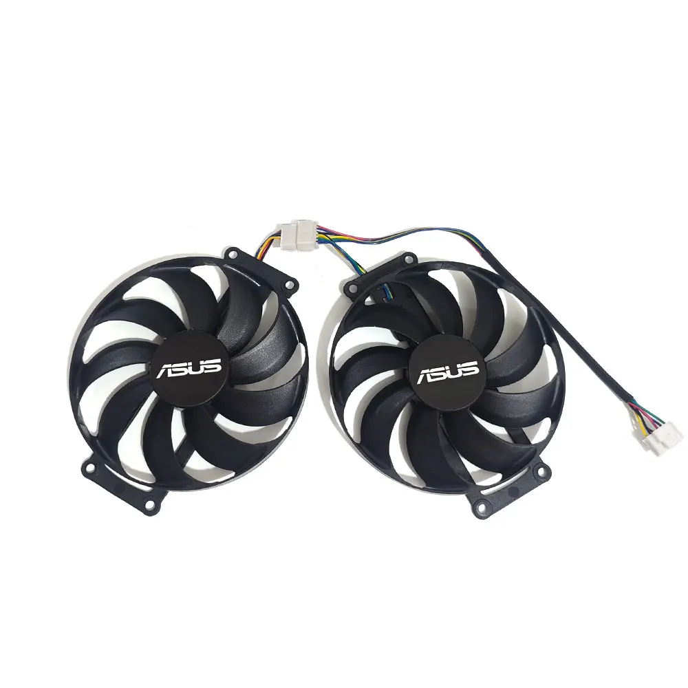 Nieuwe 2fan 6pin FDC10H12S9-C T129215su Videokaart Koelventilator, Voor Asus Gtx 1660, 1660ti, 1660S, 1650, Asus Rtx 2060, Rtx 2070