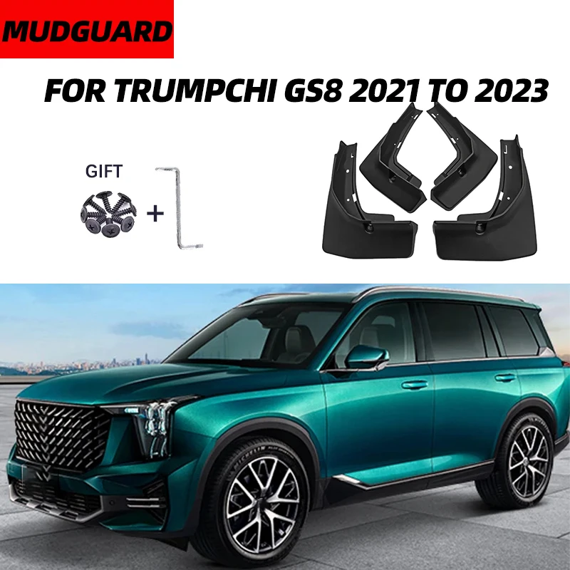 Car Mudguards For GAC GS8 Trumpchi 2023 Accessories 2021 2022 Mk2 II 4pcs Auto MudFlaps Car wheel Fender Mud Guards Splash Flaps