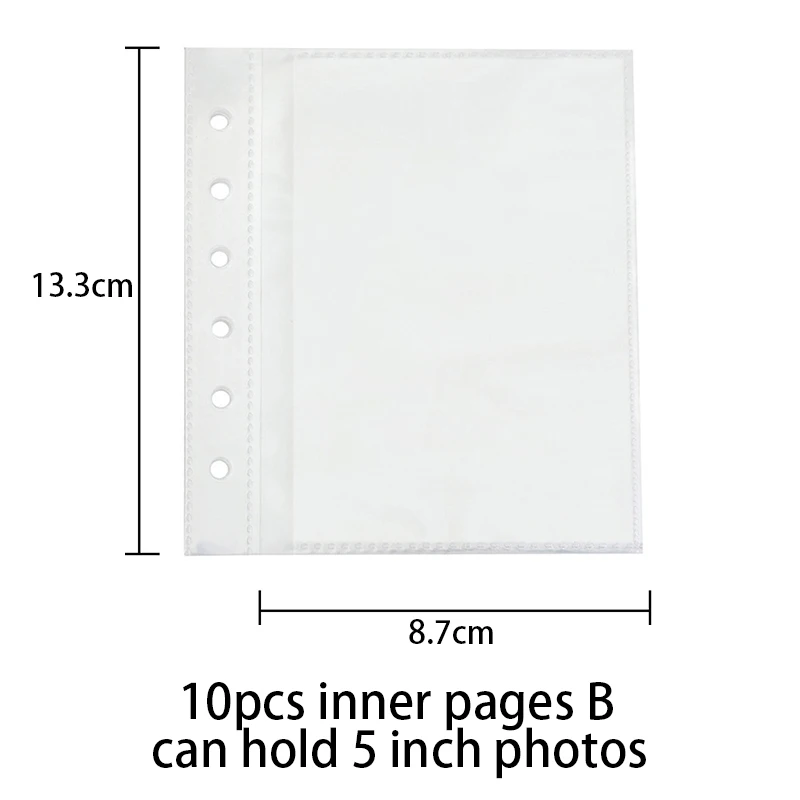 Soft Plush A7 Binder Photo Album Cover Cute Kpop Photocard Holder Idol Photocard Binder for Photographs Collect Book Binding