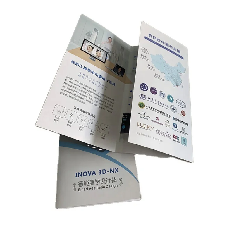 

custom.Custom paper business supermarket promotional pamphlet paper menu booklet flyer leaflet printing