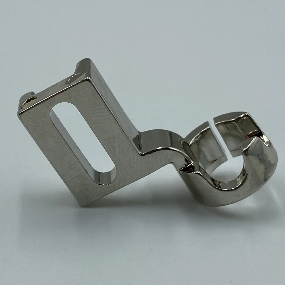 مسطرة منخفضة قطعة قدم الضغط في ماكينة الخياطة من الفولاذ المقاوم للصدأ مفتوحة من الأمام قابلة للتعديل لحركة مجانية مرقعة جريئة تناسب منخفضة المحلية #6