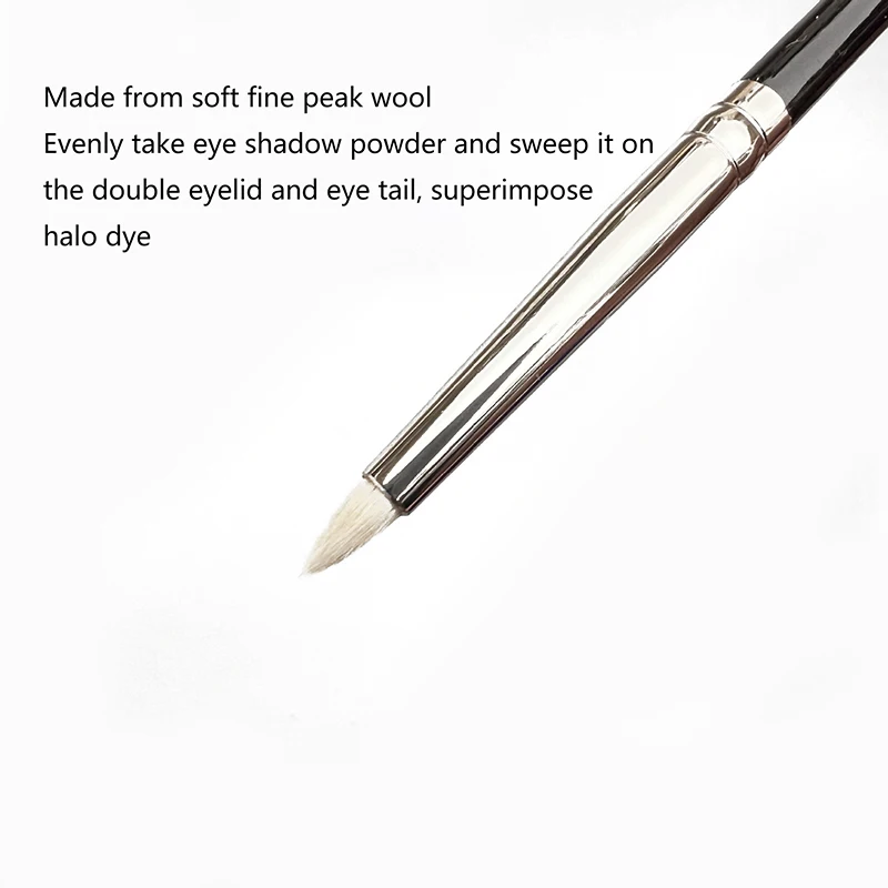 Tapered Detail Eyeshadow Brush Natural Goat Hair Pointed Crease Brush Precise Eye Shadow Smudge Smoky Liner Makeup Brushes