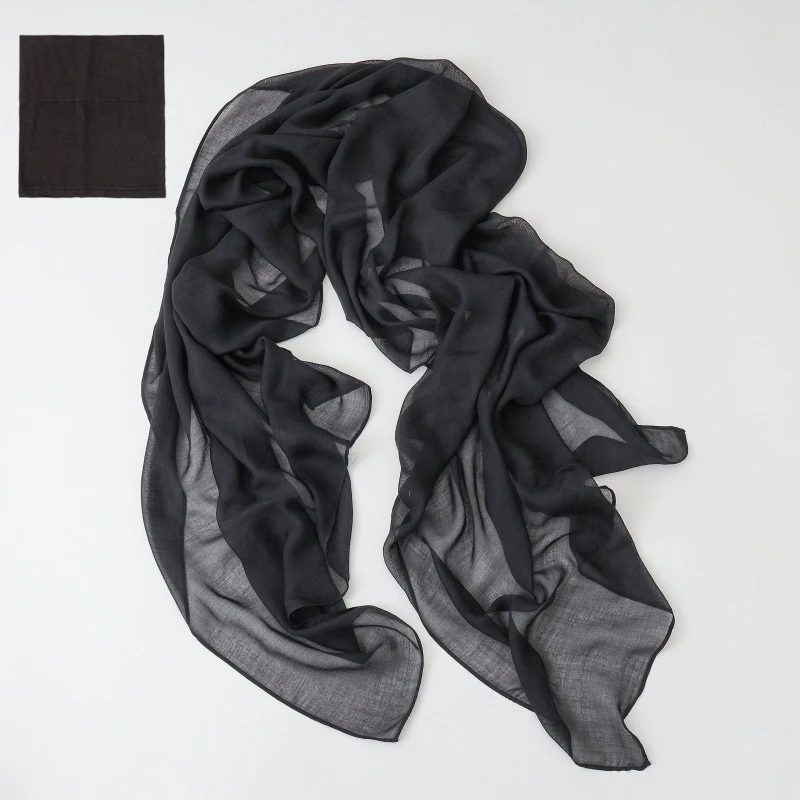 

Modal Long Scarf With Tube Underscarf 2pcs Set Turban Muslim Hijab Women Headscarf Shawls Wrap Beanies Bonnet Undercap Headband