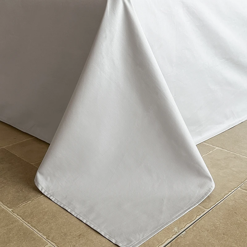 100% القطن الساتين الجاكار 4 قطعة طقم سرير فئة أ 60s طويلة التيلة القطن حاف مجموعة غطاء ضوء الملمس الفاخر للديكور المنزل #3