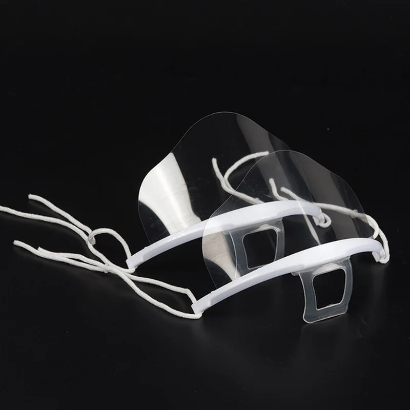 5pcs/Set Health Care Tool Transparent Masks Permanent Anti Fog Catering Food Hotel Plastic Kitchen Restaurant 