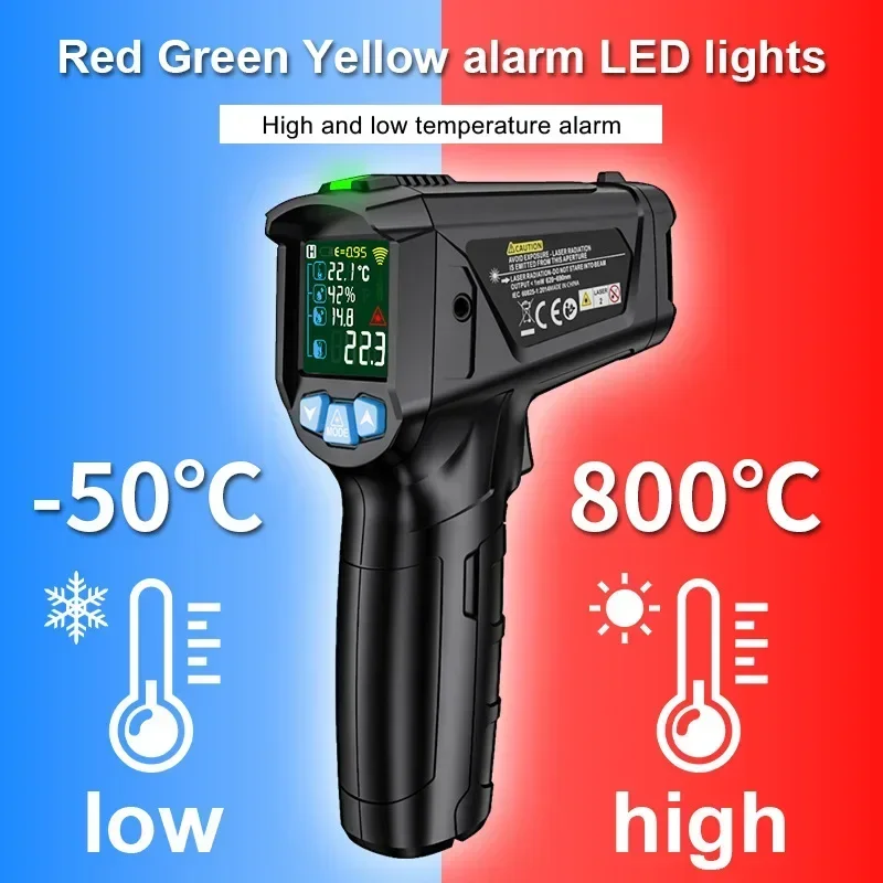 Universal MESTEK Various Models Of Kitchen Food Temperature Test Instrument Multi-function Thermometer Handheld Infrared Thermom