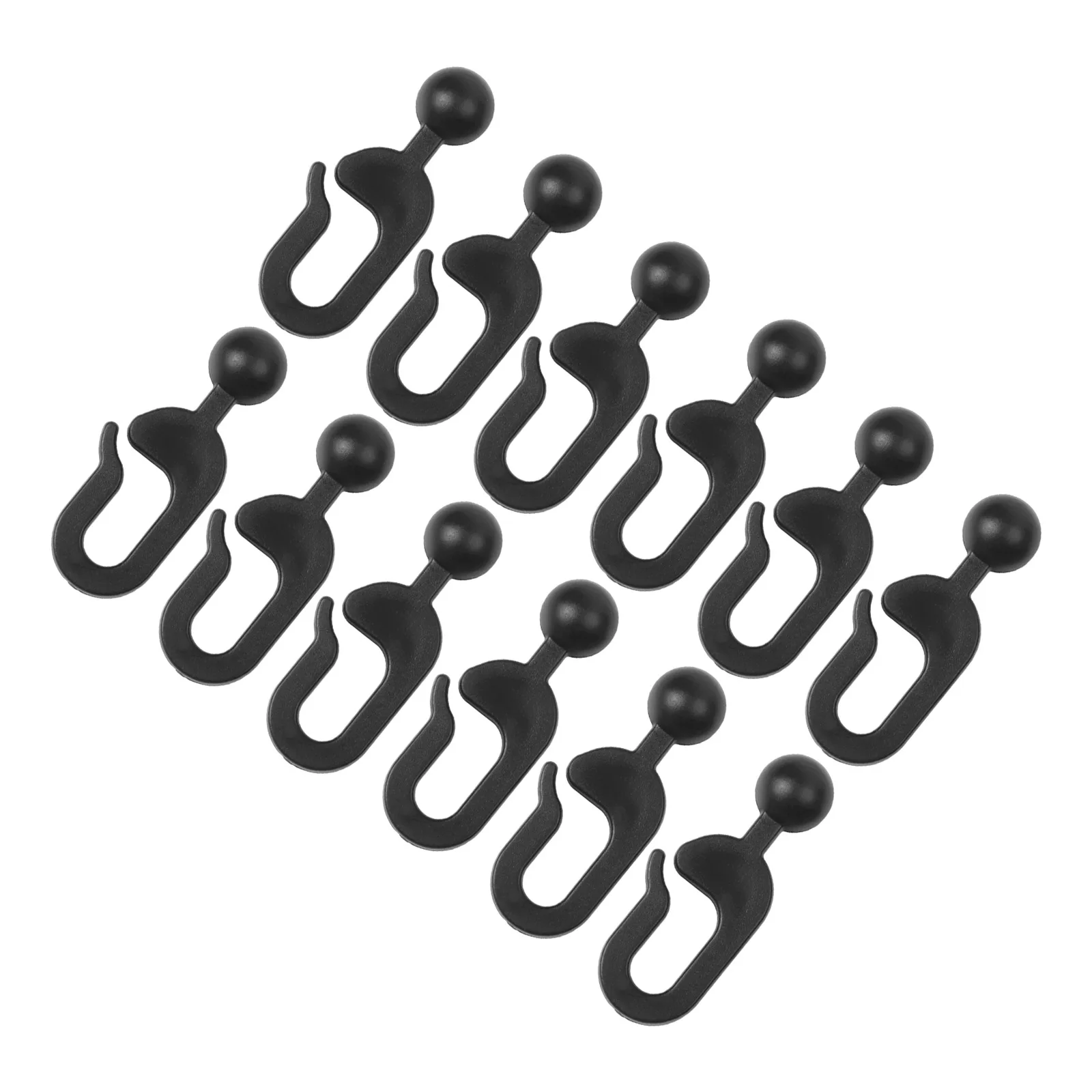 50pcs Plastic Hooks For Gazebo Curtains Invisible Track Curtain Hooks Hanging Curtains Accessories Home Hardware