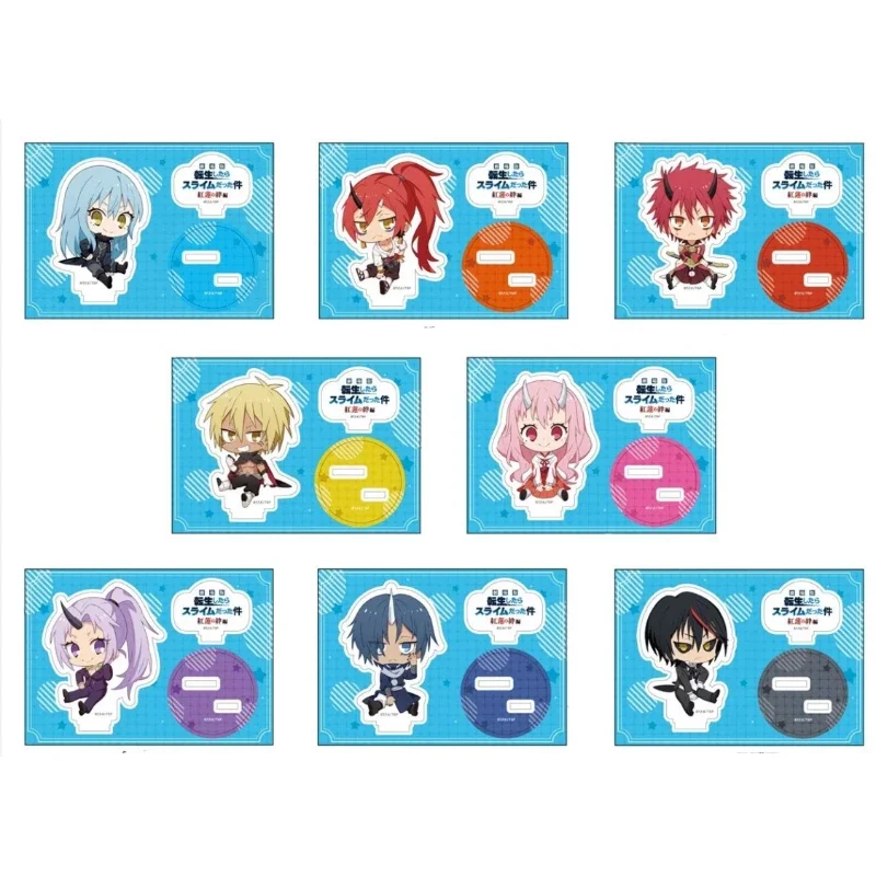 

Game Shuna Shion Veldla Souei Benimaru Rimuru Acrylic Stand Doll Anime Mini Figure Model Plate Cosplay Toy for Gift