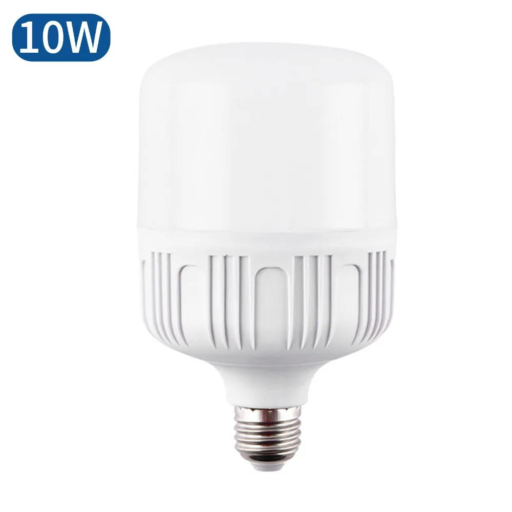 2 Pack High Watt E27 LED Light Bulb 165-265V White Light Corn Light Bulb 180° Beam Angle Lamp Bulb Workshop