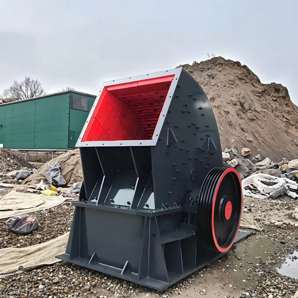 High Efficiency Heavy Mobile  Hammer Crusher Machine with Core Components Motor Bearing Gear