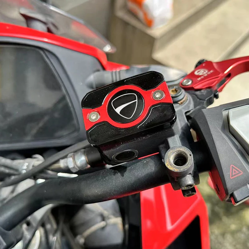 For Ducati Monster 821 796 795 696 695 Scrambler 400 800 1100 Accessories Front Brake Clutch Rear Brake Fluid Reservoir Cover