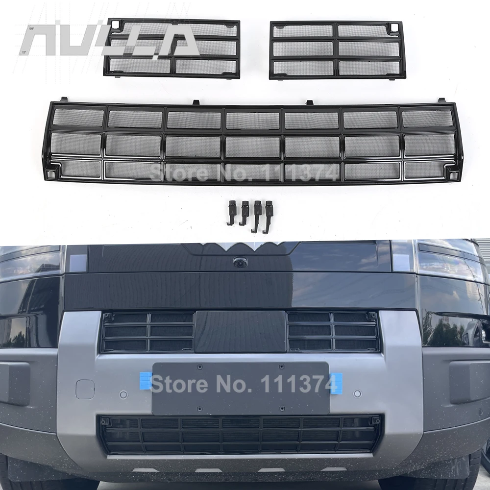 

For BYD Leopard 7 Titanium 7 2025 2026 Insect Screen Front Bumper Insert Anti Bug Sand Protection Net Car Accessories