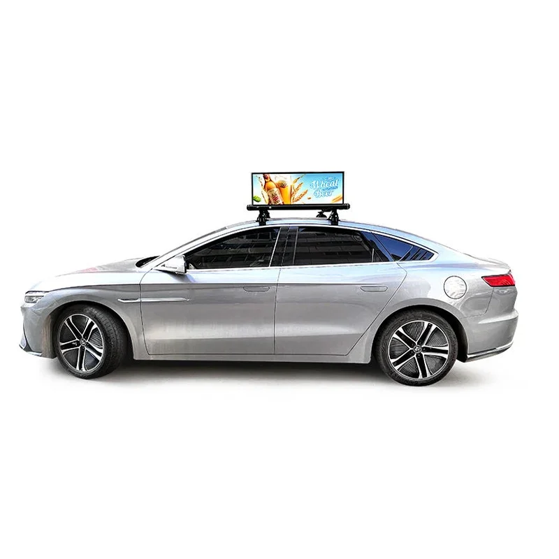 

BOTAI P4 Taxi Top Car Roof Advertising Screen Digital Creative Video Wall Panel LED Display