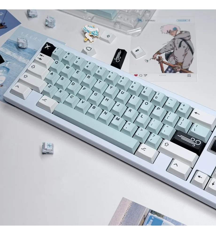 Yuyun Keycap Original PBT Sublimation Ergonomic Design Adaptation Mechanical Keyboard DIY