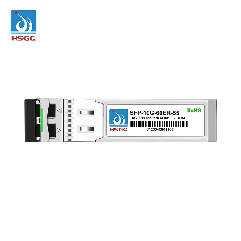 HSGQ FTTH Networks 10GE ER SFP+ 1550nm 60km SMF Transceiver Module 10g sfp Module