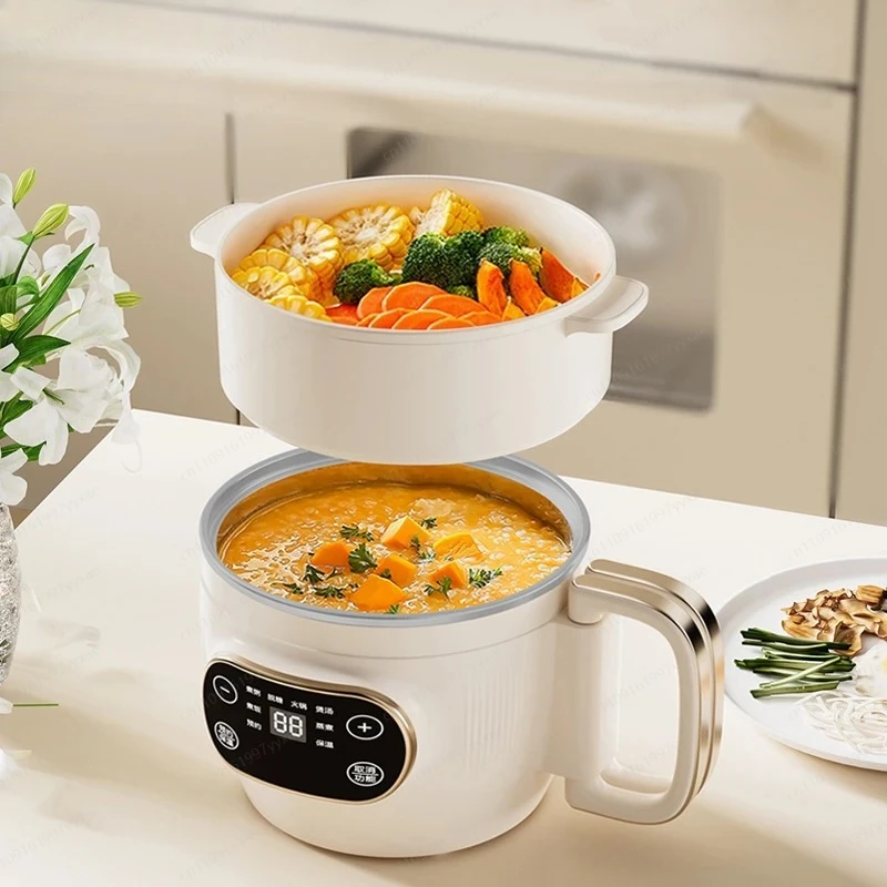 2L 110V Multi‑use Electric Pressure Cooker, Low Sugar Rice Cooking Hot Pot Function Mini Kitchen Appliance for Household