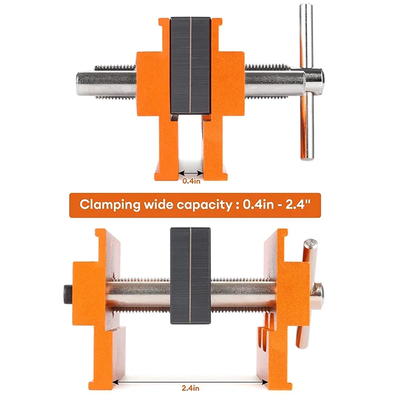 

A01F-Self Centering Doweling Jig, For Straight Holes, Adjustable Width Woodworking Locator Set With 6 Drill Guide Bushings