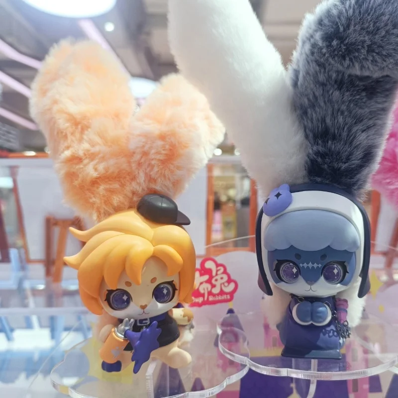 

Натуральная чашка с кроликами, серия слепая коробка, милая кукла, настольное украшение, модель, гаражный комплект, сумка, подвеска, кавайный подарок для девочки