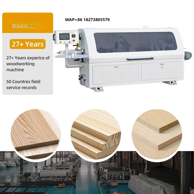 ZICAR MF50G Full Automatic Edge Bander Furniture Machinery Woodworking Melamine Plywood Edge Banding Machine