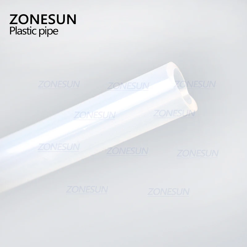 ZONESUN Length 2m Inside Diameter 7mm Round Tube Connect To Filling Machine Plastic Pipe For Electric Filling Machine