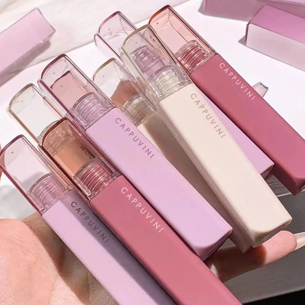 Novo 9 cores fosco lábio esmalte à prova dwaterproof água de longa duração fosco lipgloss veludo batom líquido para mulheres meninas presente