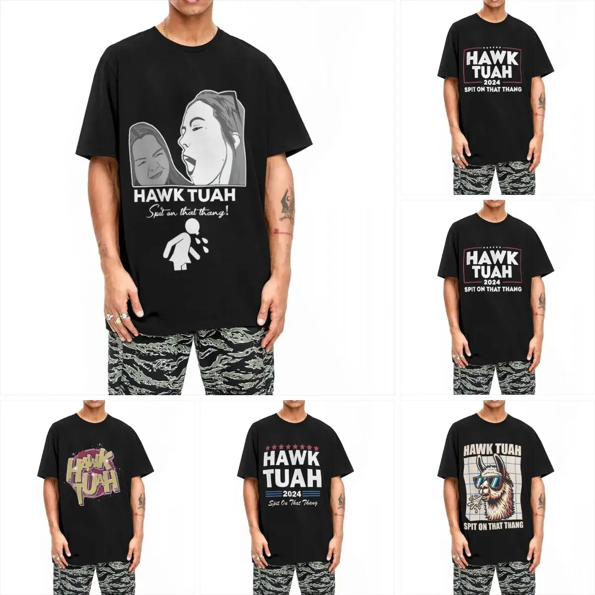 Haikyuu T Shirt Hawk Tuah Shirt Spit On That Thing Girl 2024 Cotton T Shirts Fashion Tee Shirt for Men Summer Casual Top Tees