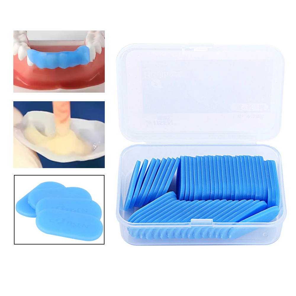 50pcs High Precision Thermoplastic Impression Sheets for Temporary Crowns Orthodontic Lab