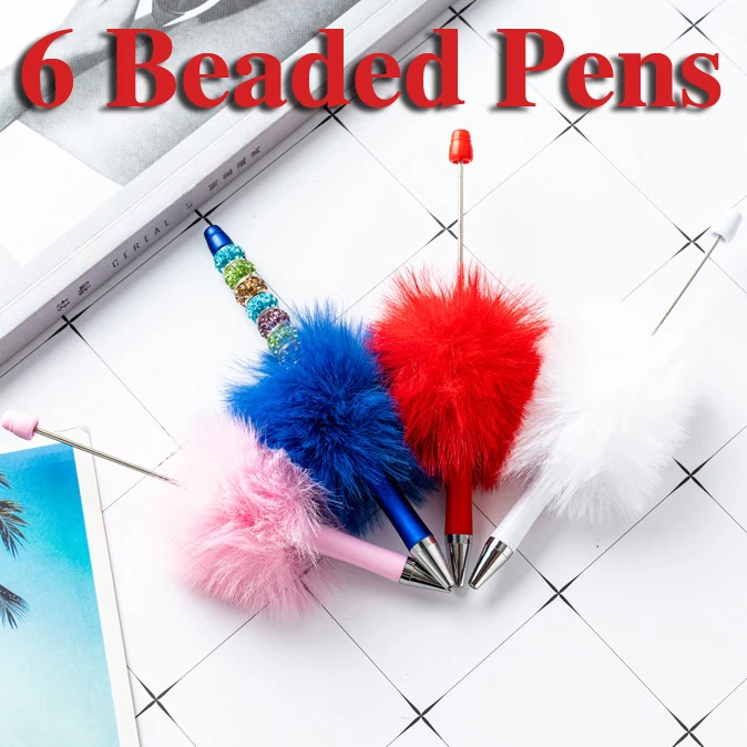 

Искусственная Шариковая ручка для студентов, офисных и школьных ранцев, 6 шт.