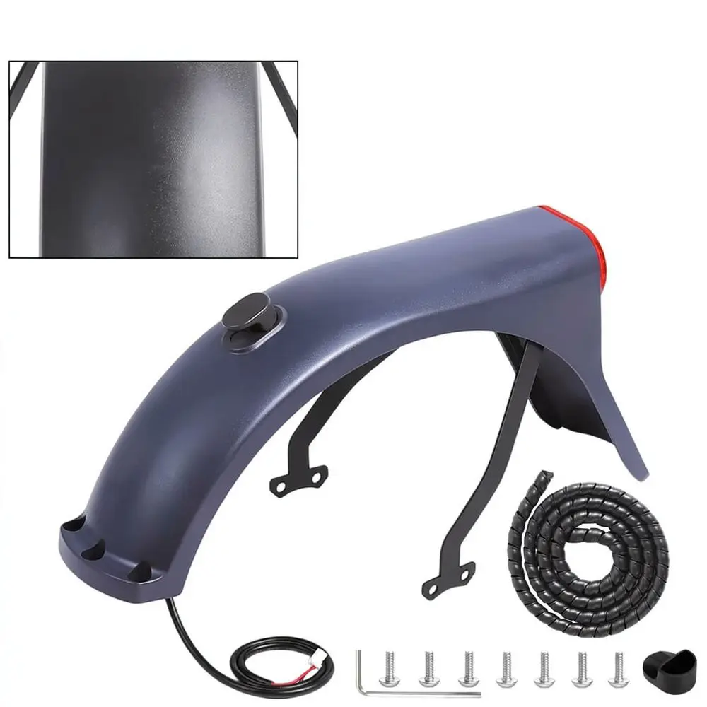 Electric Scooter Rear Fender Kit For 5 Pro Mud Guard Splash Protection With Taillight Support Wiring Assembly