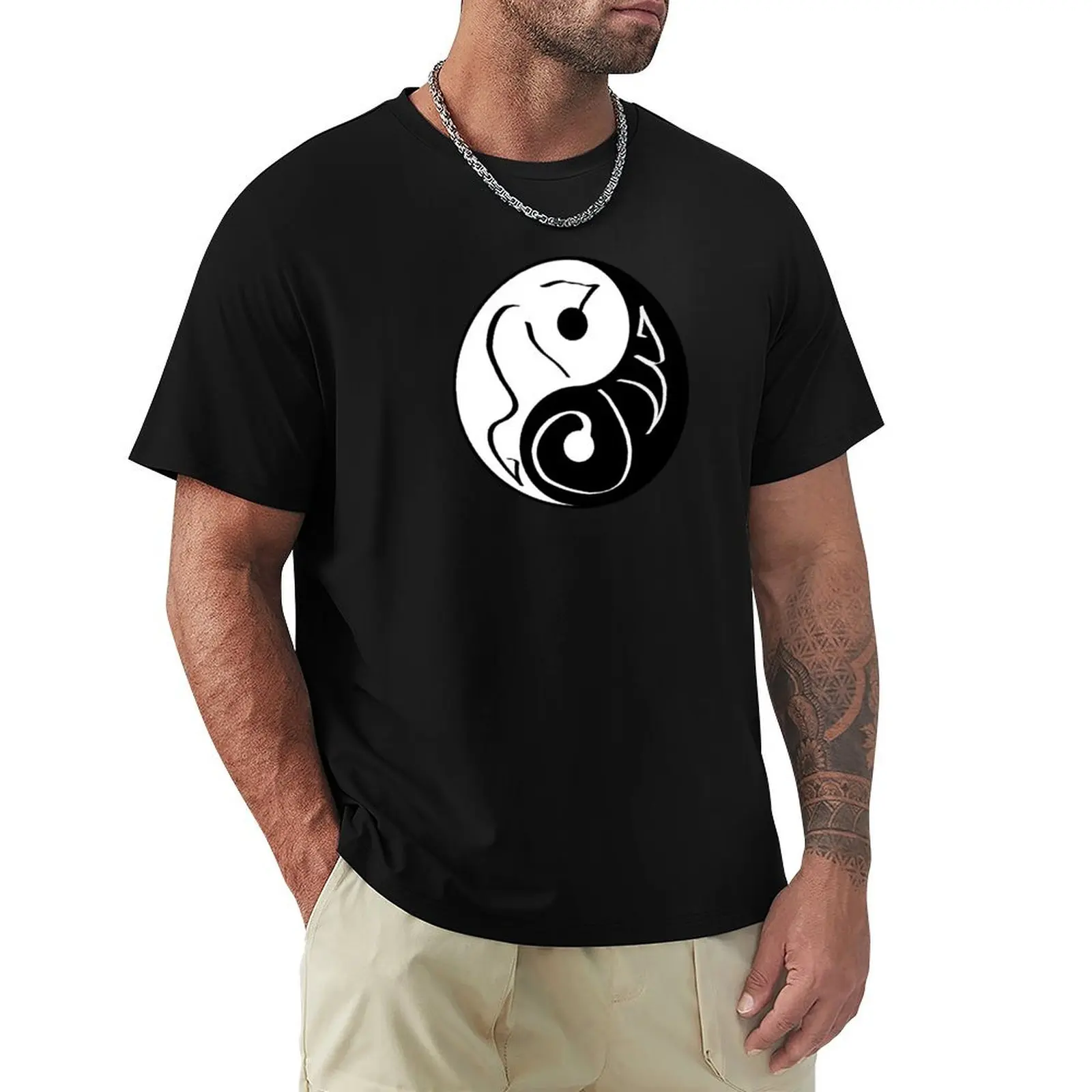Yin Yang - Halal Haram Version T-Shirt Summer Sports Quick Dry T-Shirt