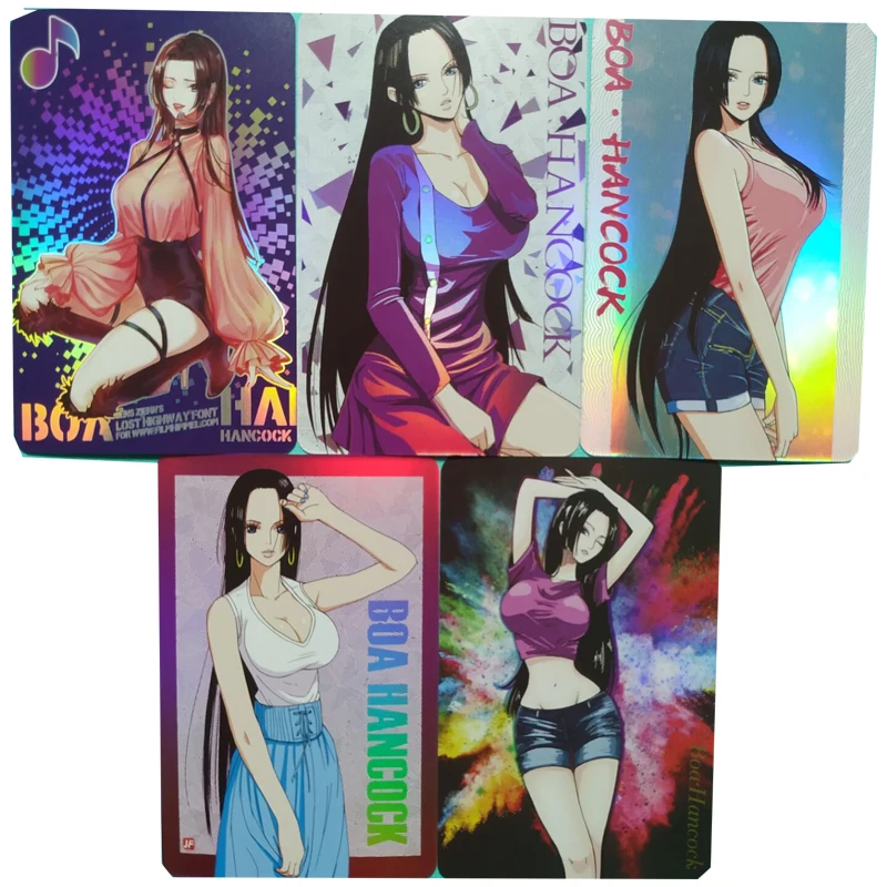 

Аниме One Piece Diy Flash Cards коллекционные карты персонажи Boa Hancock рождественские подарки на день рождения развлечения детские игрушки