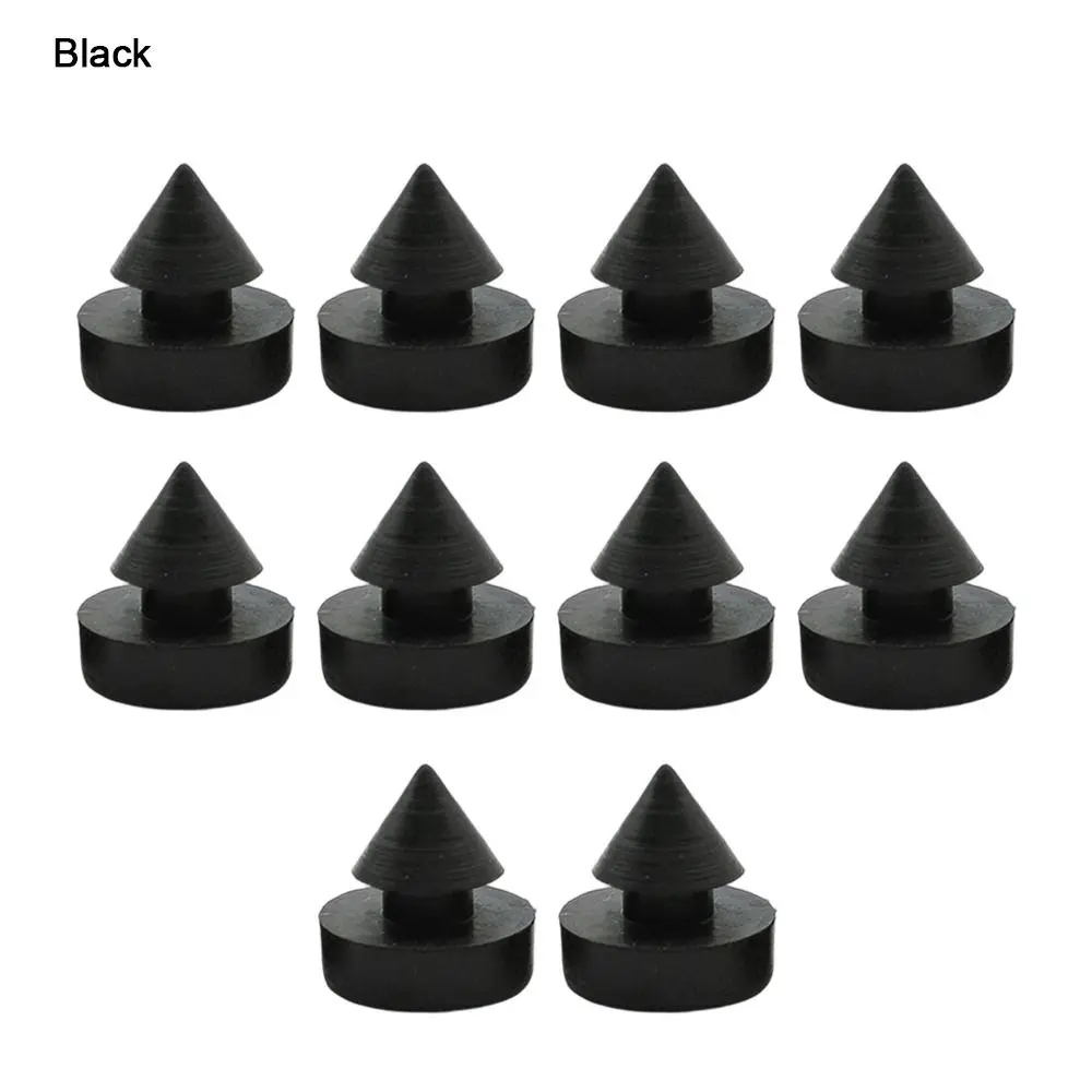 10Pcs 3 Colors Rubber Nail Plug 12*12mm Parts Elevator Door Stopper Security Shock Absorption Anti Collision