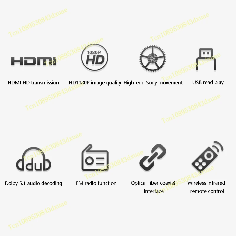 أفضل المنزل حمى مشغل DVD/CD HD DVD/EVD Player Dolby 5.1 قناة USB القراءة المباشرة مشغل فيديو الصوت الألياف الرقمية محوري