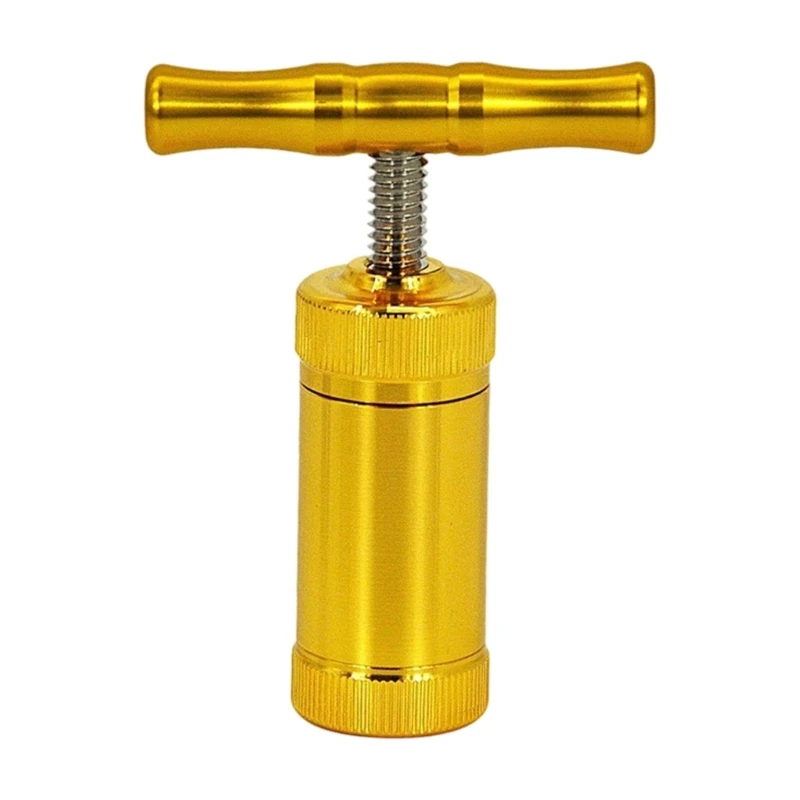 Compacted Metal Herb Press Tool With Ergonomic T Handle And Smooth Finishing 