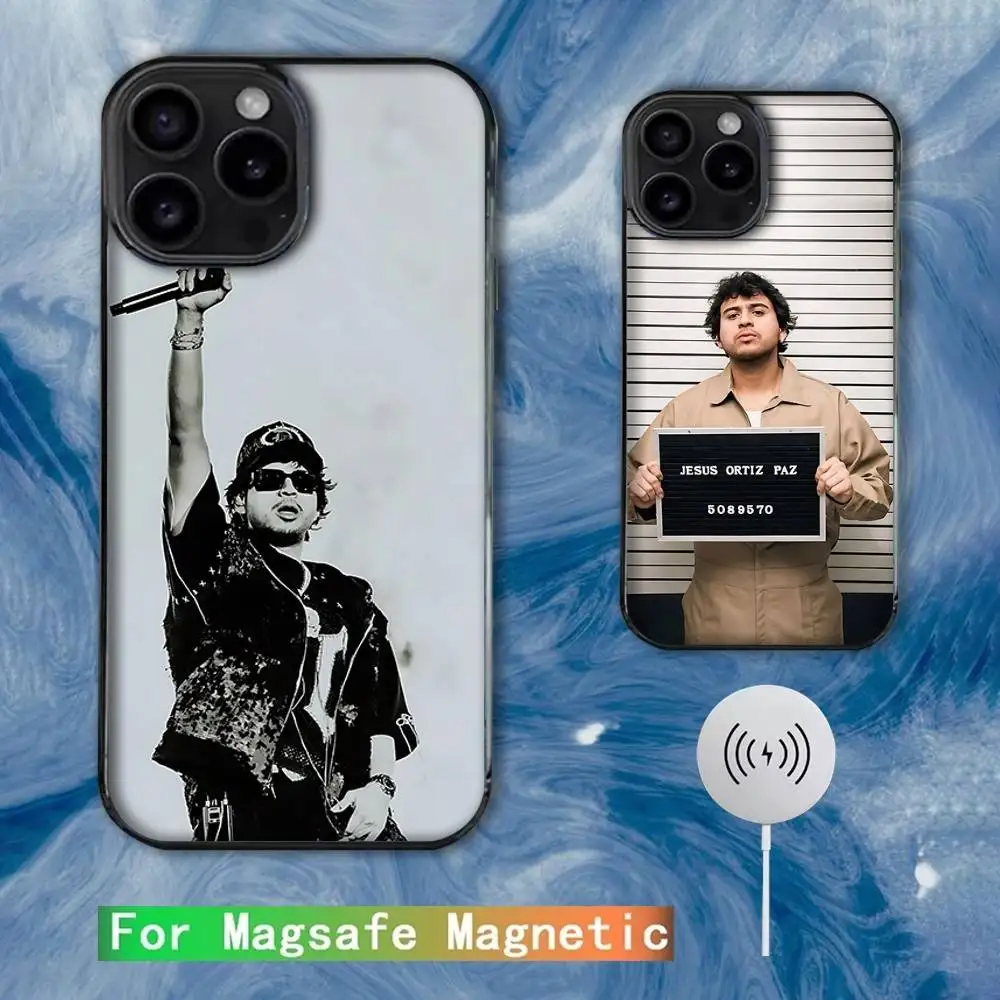 

Rapper JOP F-Fuerza Regida Phone Case For iPhone 16e,16,15,14,13,12,11,Plus,Pro,Max,Mini Magsafe Magnetic Wireless Charging