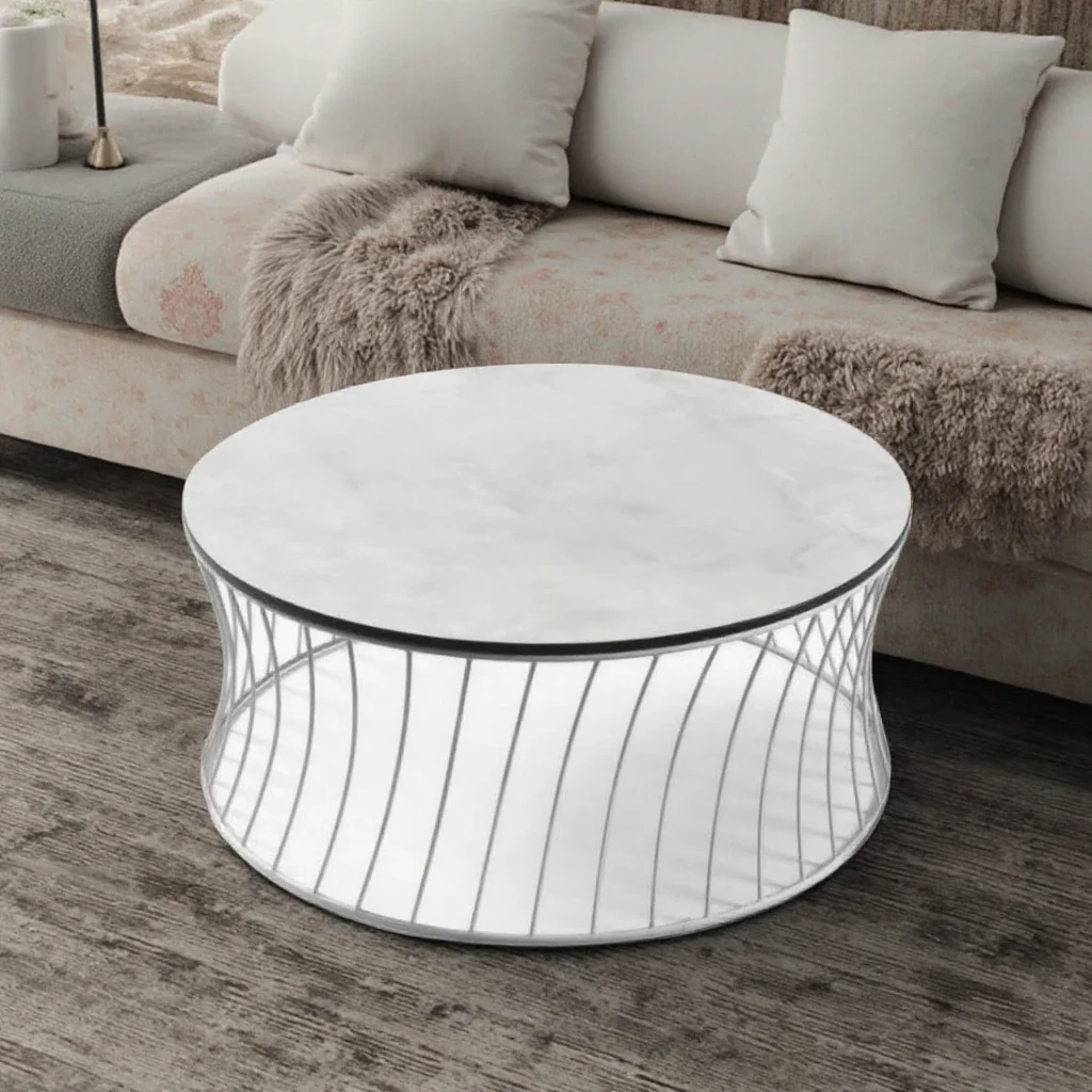 Modern Design Metal Iron Frame Coffee Table  For Apartment Bathroom Workshop Exterior Use